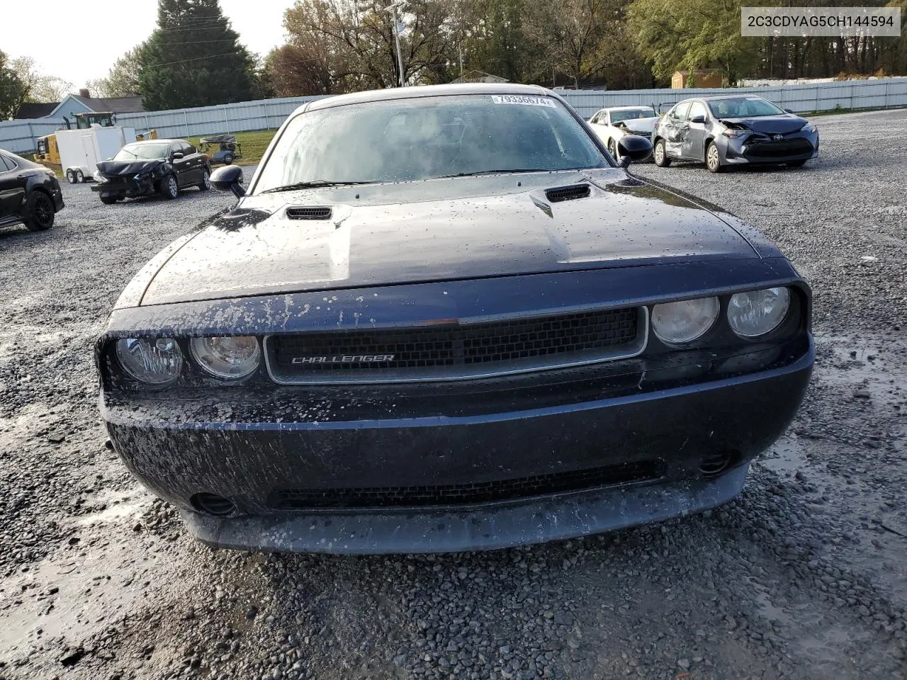 2012 Dodge Challenger Sxt VIN: 2C3CDYAG5CH144594 Lot: 79336674