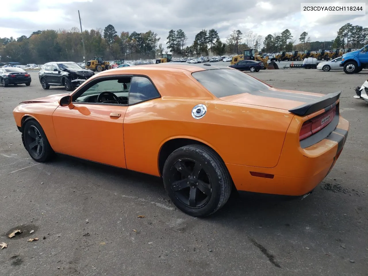 2012 Dodge Challenger Sxt VIN: 2C3CDYAG2CH118244 Lot: 79525864