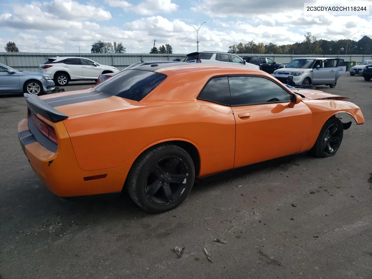 2012 Dodge Challenger Sxt VIN: 2C3CDYAG2CH118244 Lot: 79525864