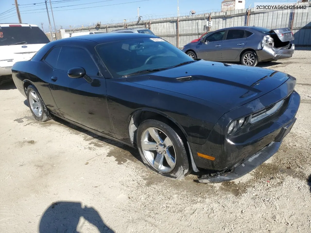 2012 Dodge Challenger Sxt VIN: 2C3CDYAG6CH254442 Lot: 80361104