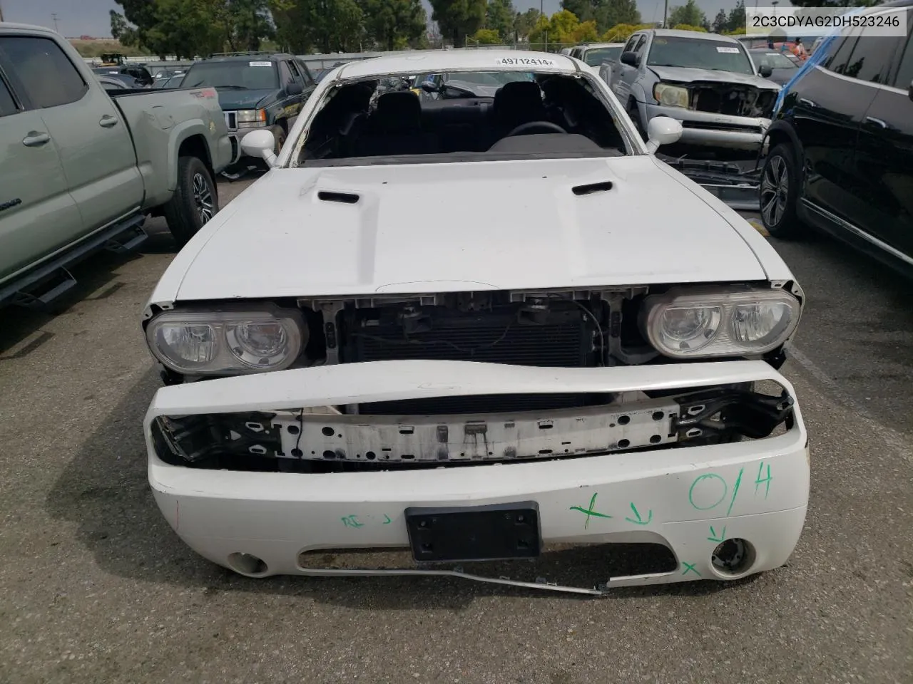 2013 Dodge Challenger Sxt VIN: 2C3CDYAG2DH523246 Lot: 49712414