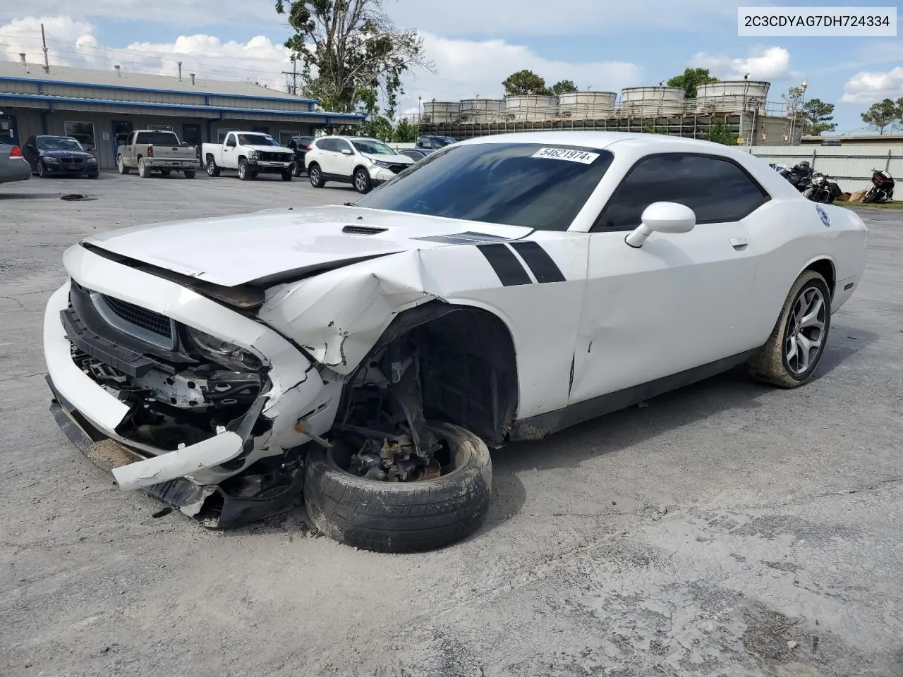 2013 Dodge Challenger Sxt VIN: 2C3CDYAG7DH724334 Lot: 54621974