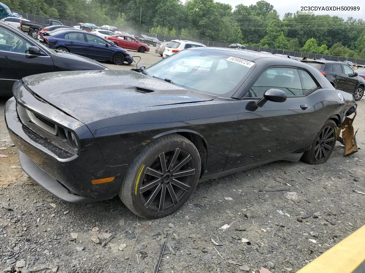 2013 Dodge Challenger Sxt VIN: 2C3CDYAGXDH500989 Lot: 60908224