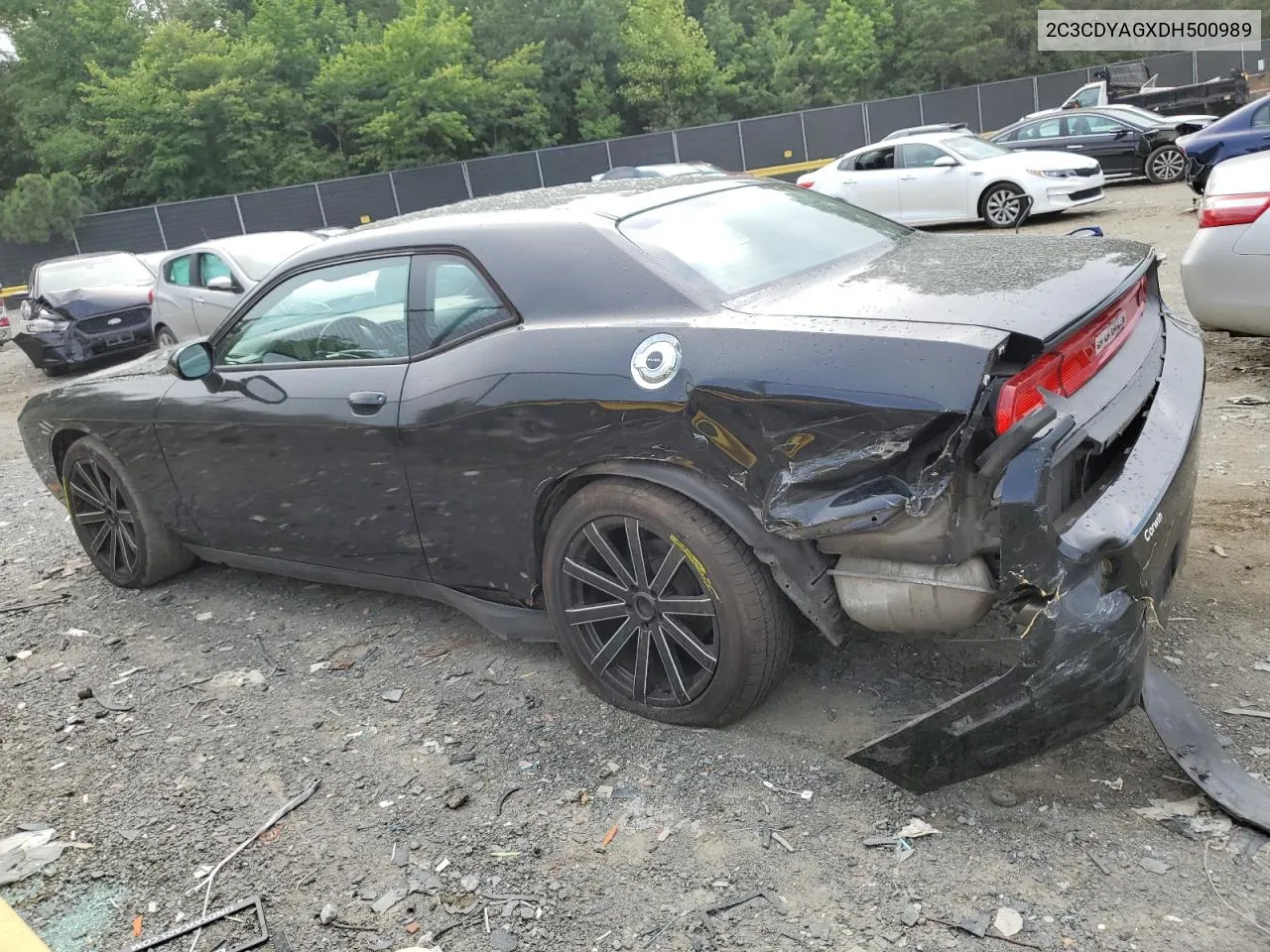 2013 Dodge Challenger Sxt VIN: 2C3CDYAGXDH500989 Lot: 60908224