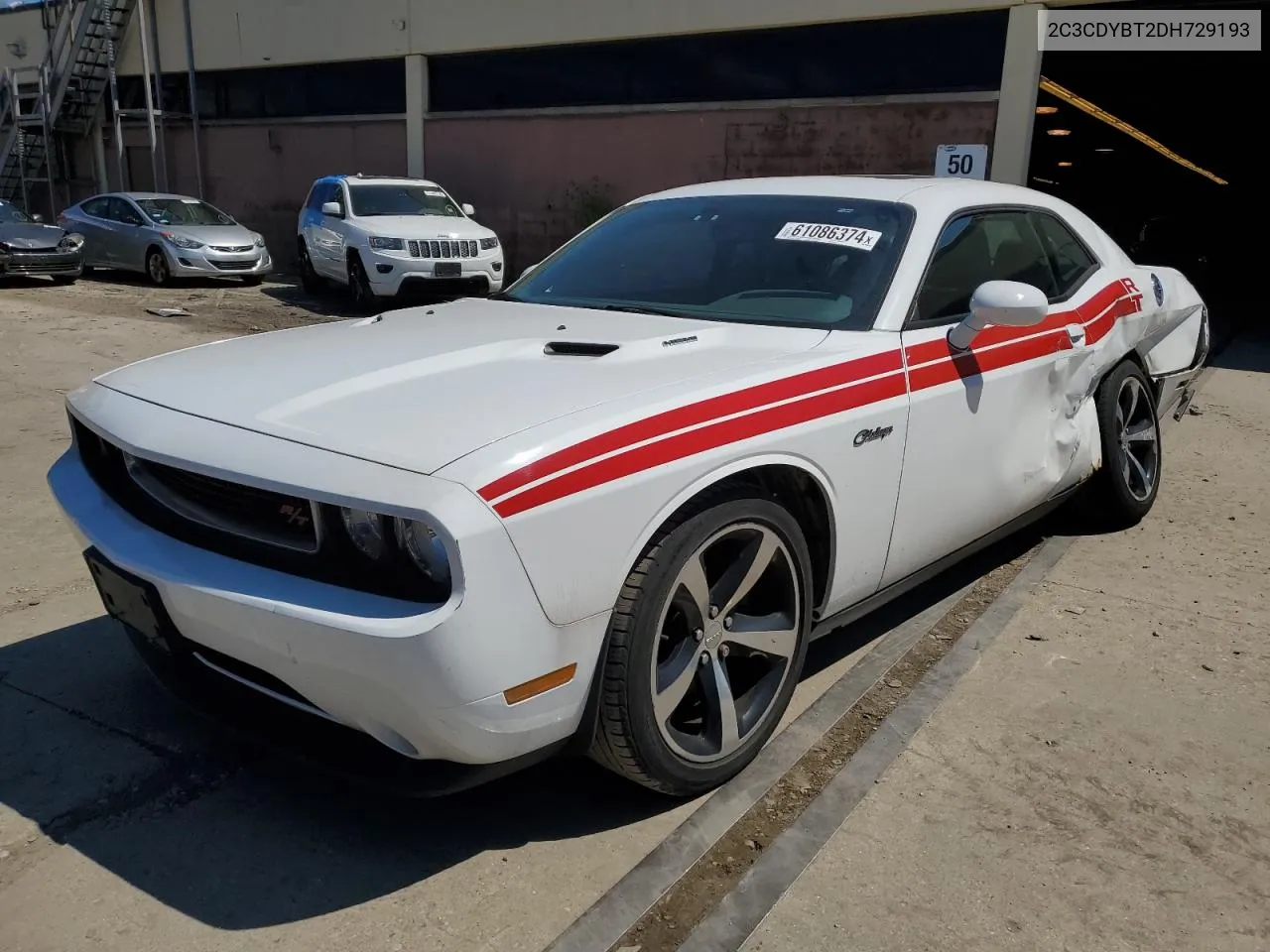 2013 Dodge Challenger R/T VIN: 2C3CDYBT2DH729193 Lot: 61086374