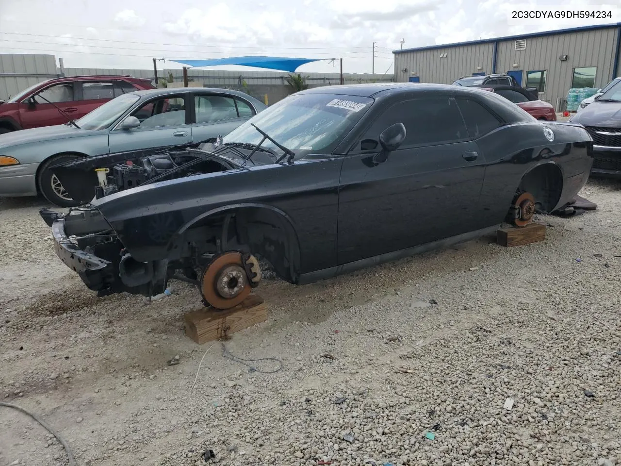 2013 Dodge Challenger Sxt VIN: 2C3CDYAG9DH594234 Lot: 61493044