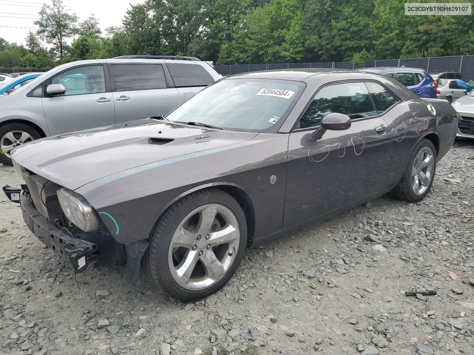 2013 Dodge Challenger R/T VIN: 2C3CDYBT9DH629107 Lot: 62844584