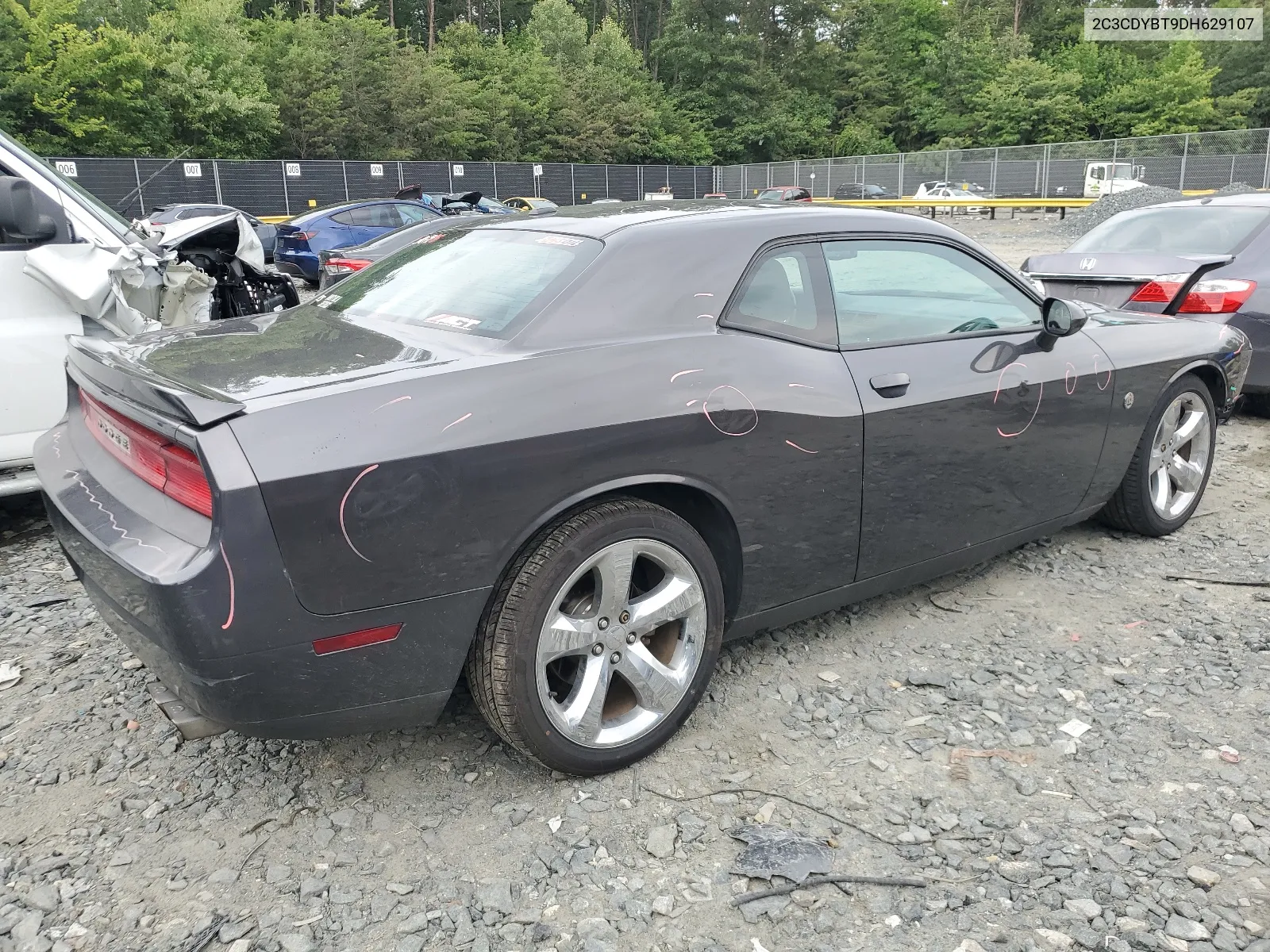 2013 Dodge Challenger R/T VIN: 2C3CDYBT9DH629107 Lot: 62844584