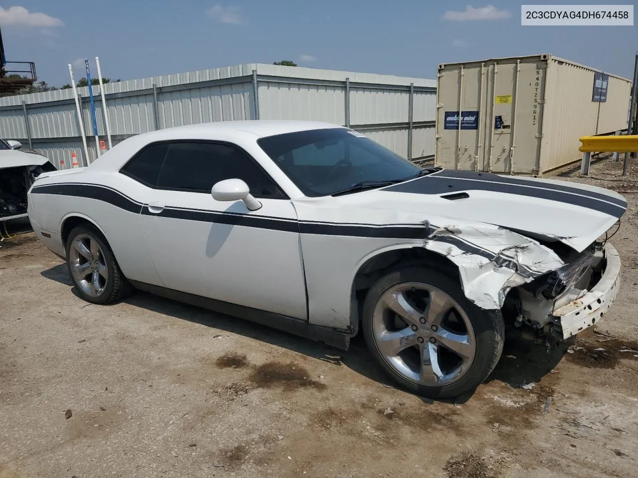 2013 Dodge Challenger Sxt VIN: 2C3CDYAG4DH674458 Lot: 65032284