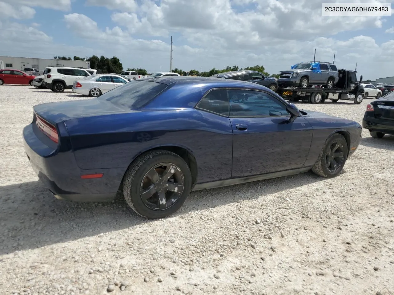 2013 Dodge Challenger Sxt VIN: 2C3CDYAG6DH679483 Lot: 65077914