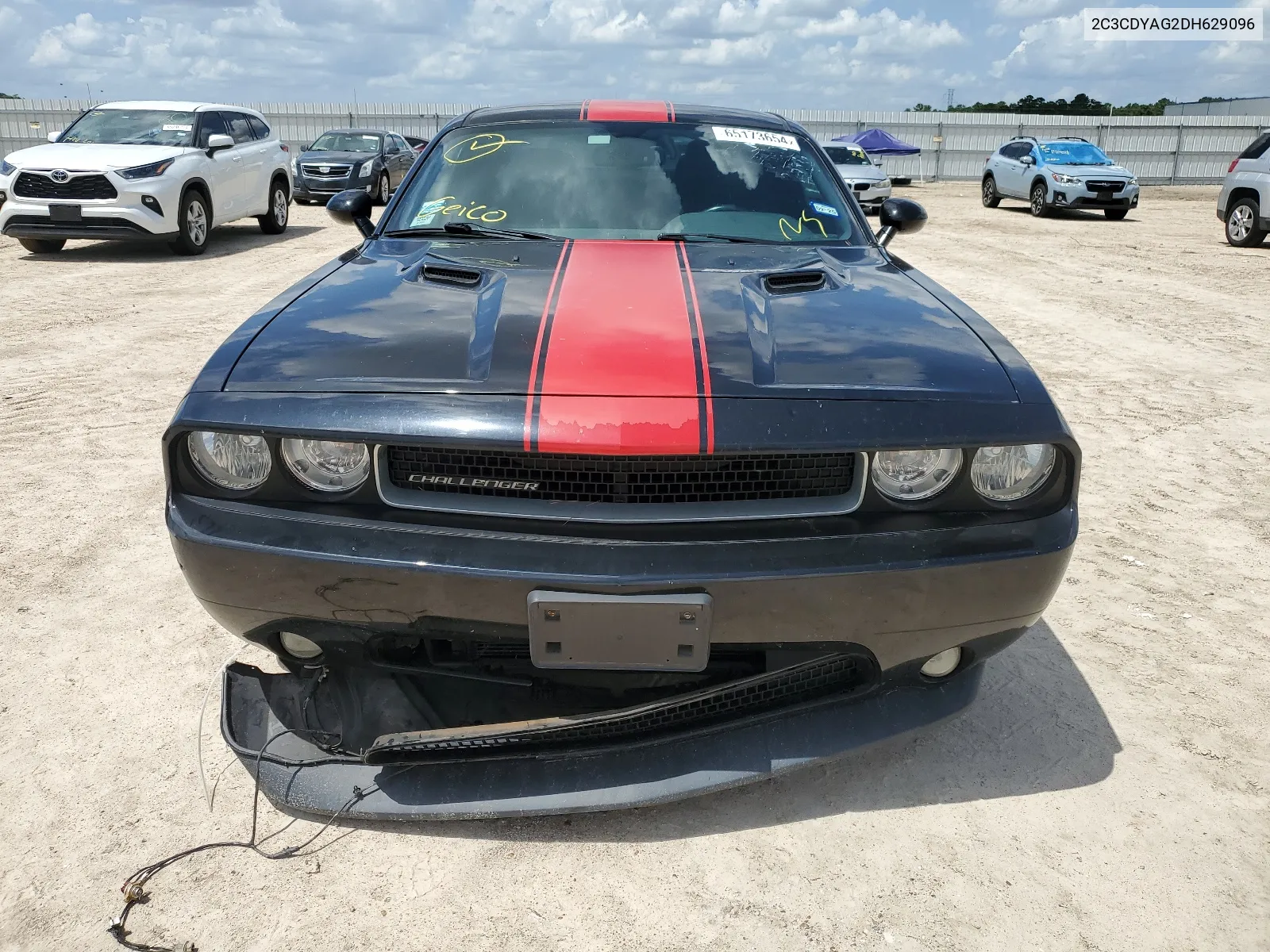 2013 Dodge Challenger Sxt VIN: 2C3CDYAG2DH629096 Lot: 65173654