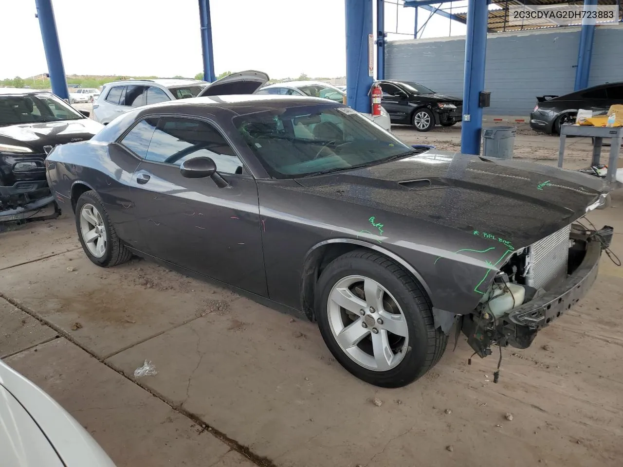 2013 Dodge Challenger Sxt VIN: 2C3CDYAG2DH723883 Lot: 65486144