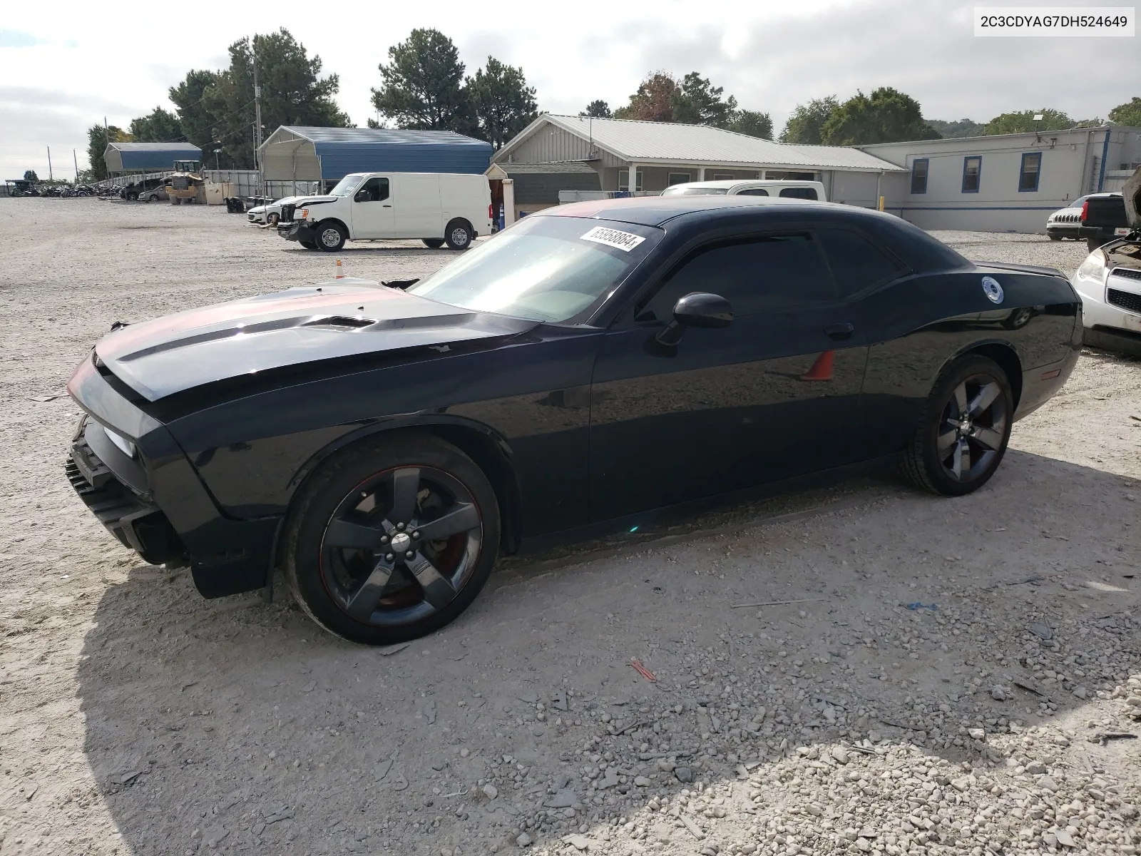 2C3CDYAG7DH524649 2013 Dodge Challenger Sxt