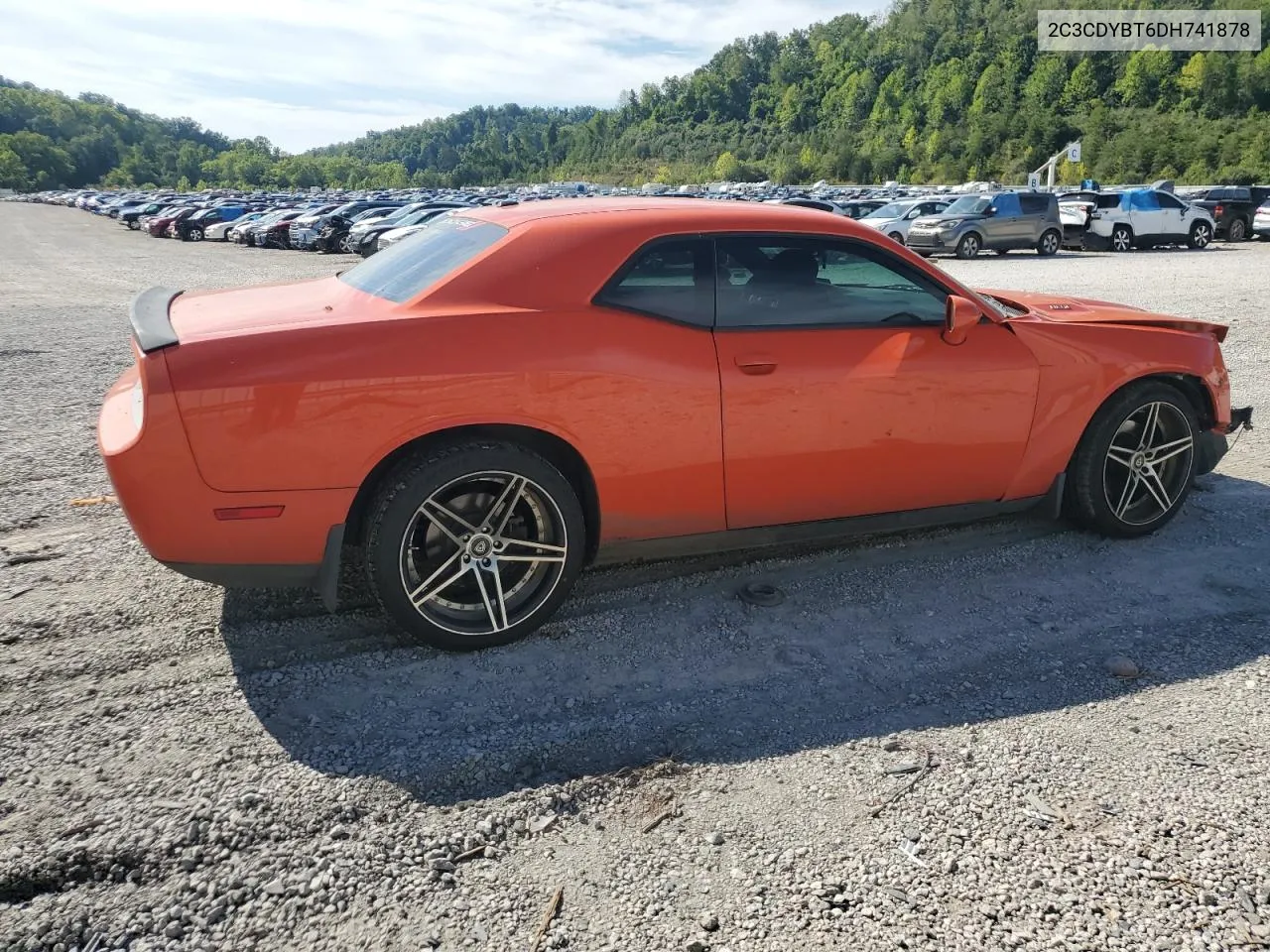 2013 Dodge Challenger R/T VIN: 2C3CDYBT6DH741878 Lot: 67059314