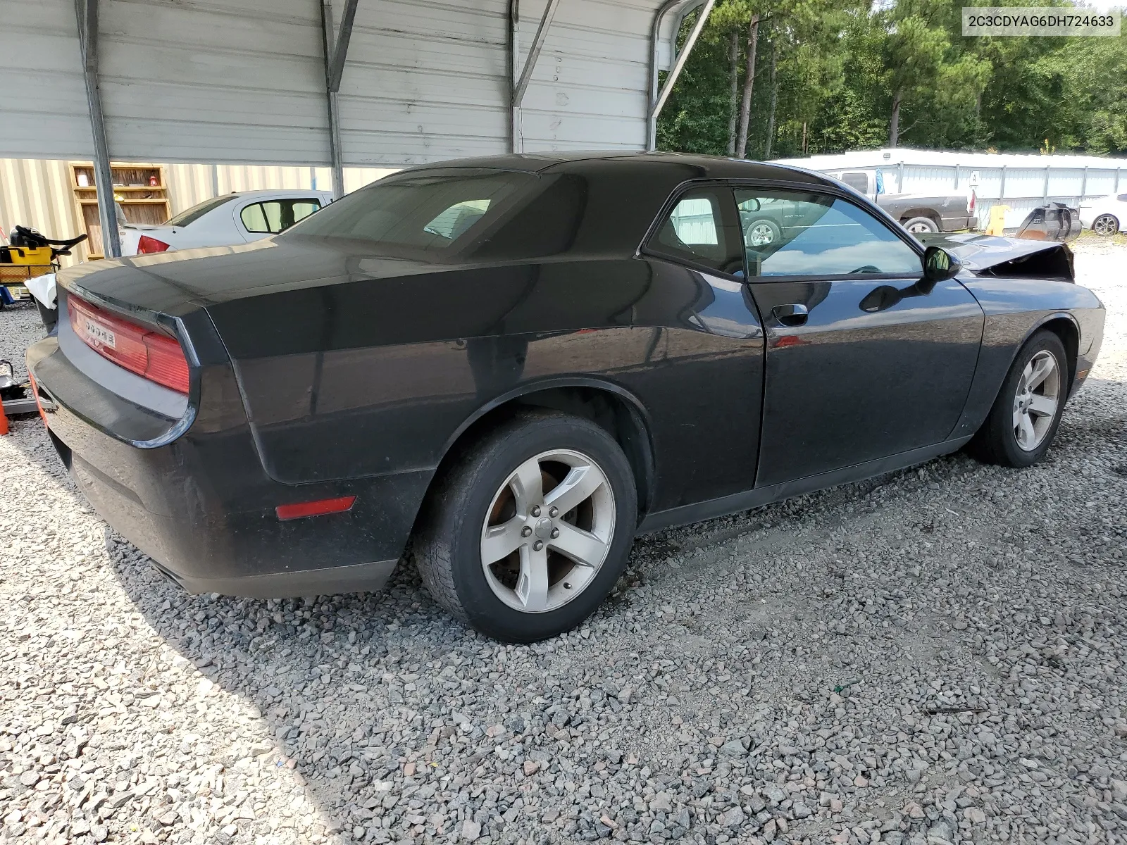 2C3CDYAG6DH724633 2013 Dodge Challenger Sxt