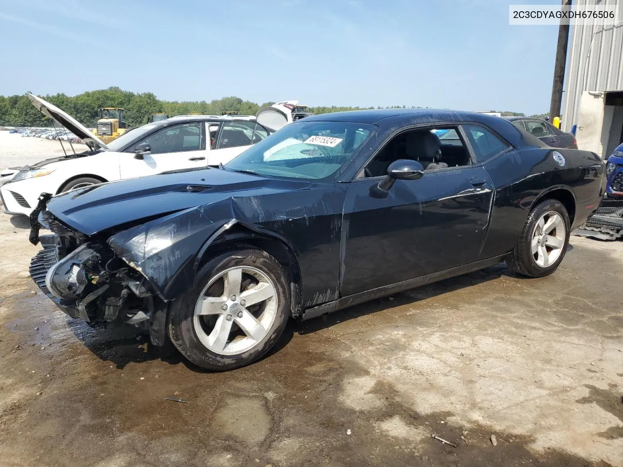 2013 Dodge Challenger Sxt VIN: 2C3CDYAGXDH676506 Lot: 68115324