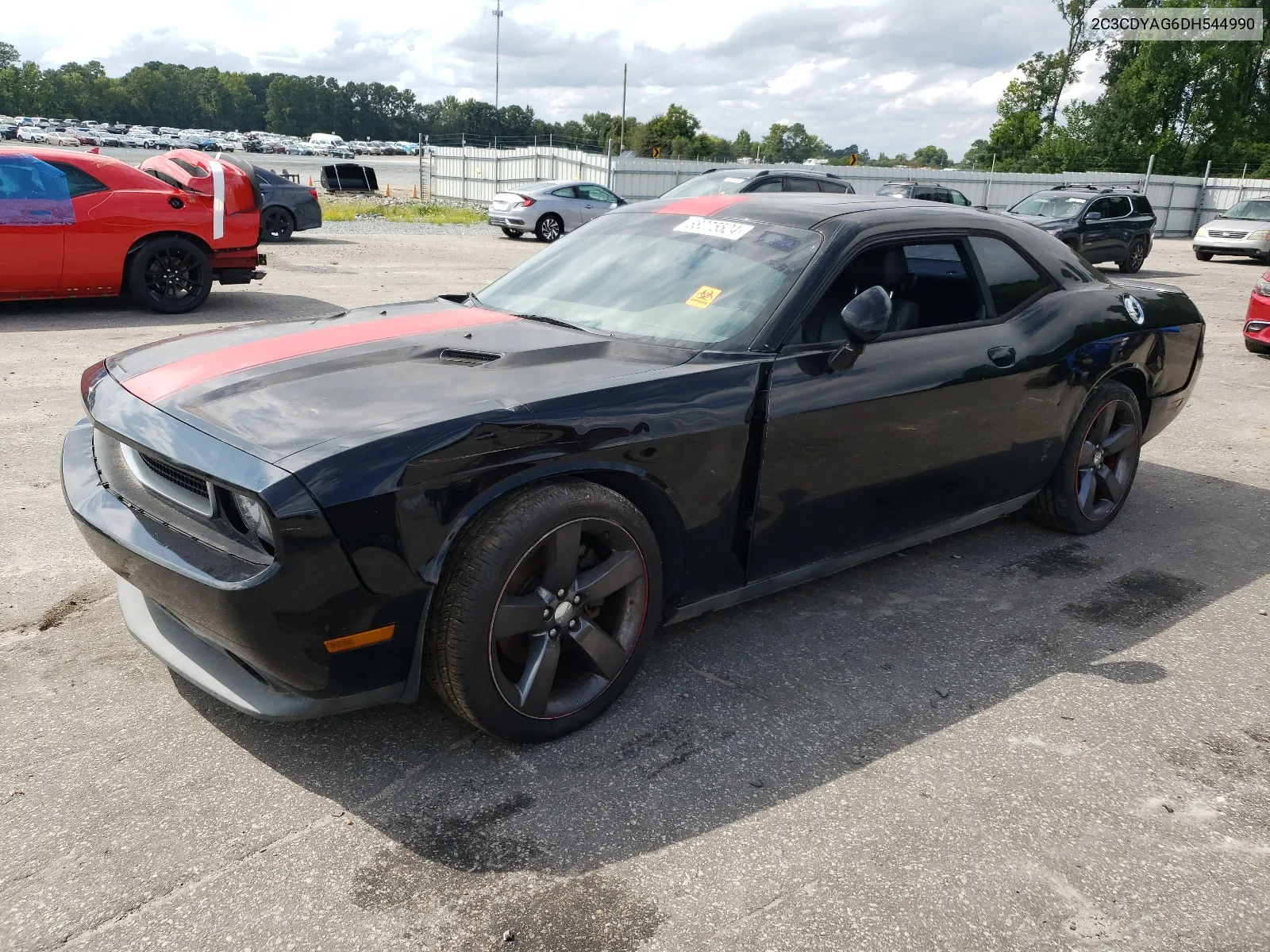 2C3CDYAG6DH544990 2013 Dodge Challenger Sxt