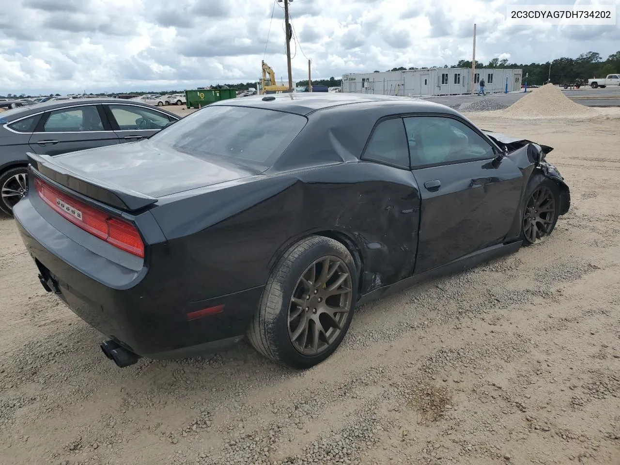 2C3CDYAG7DH734202 2013 Dodge Challenger Sxt