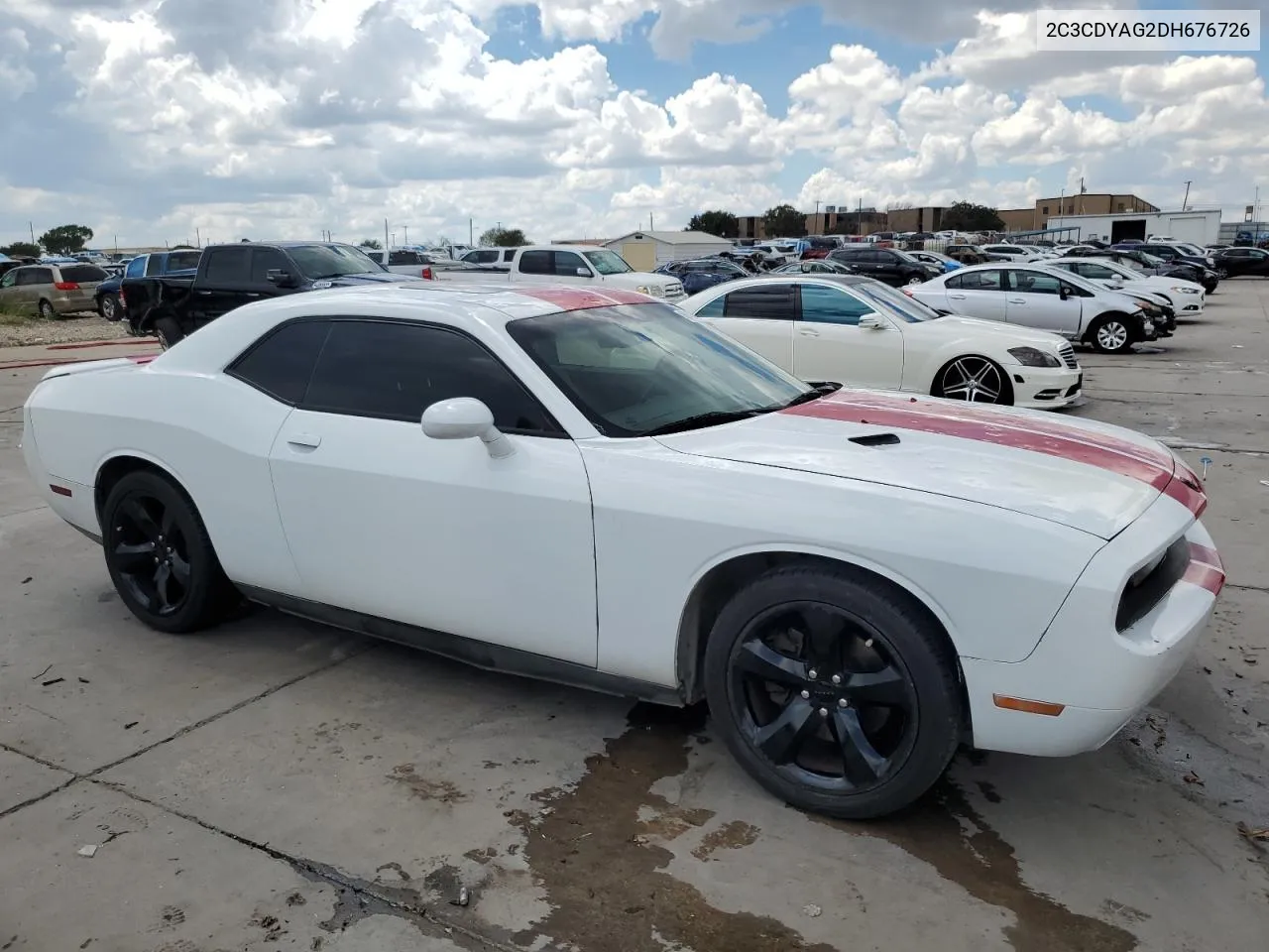 2013 Dodge Challenger Sxt VIN: 2C3CDYAG2DH676726 Lot: 69483484