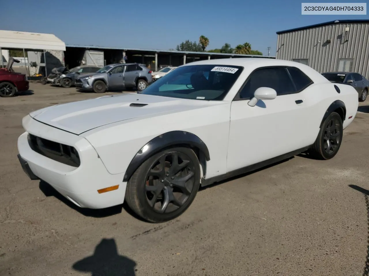 2C3CDYAG4DH704333 2013 Dodge Challenger Sxt