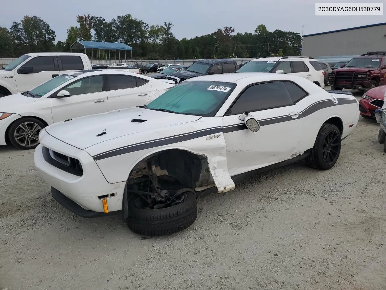 2C3CDYAG6DH530779 2013 Dodge Challenger Sxt