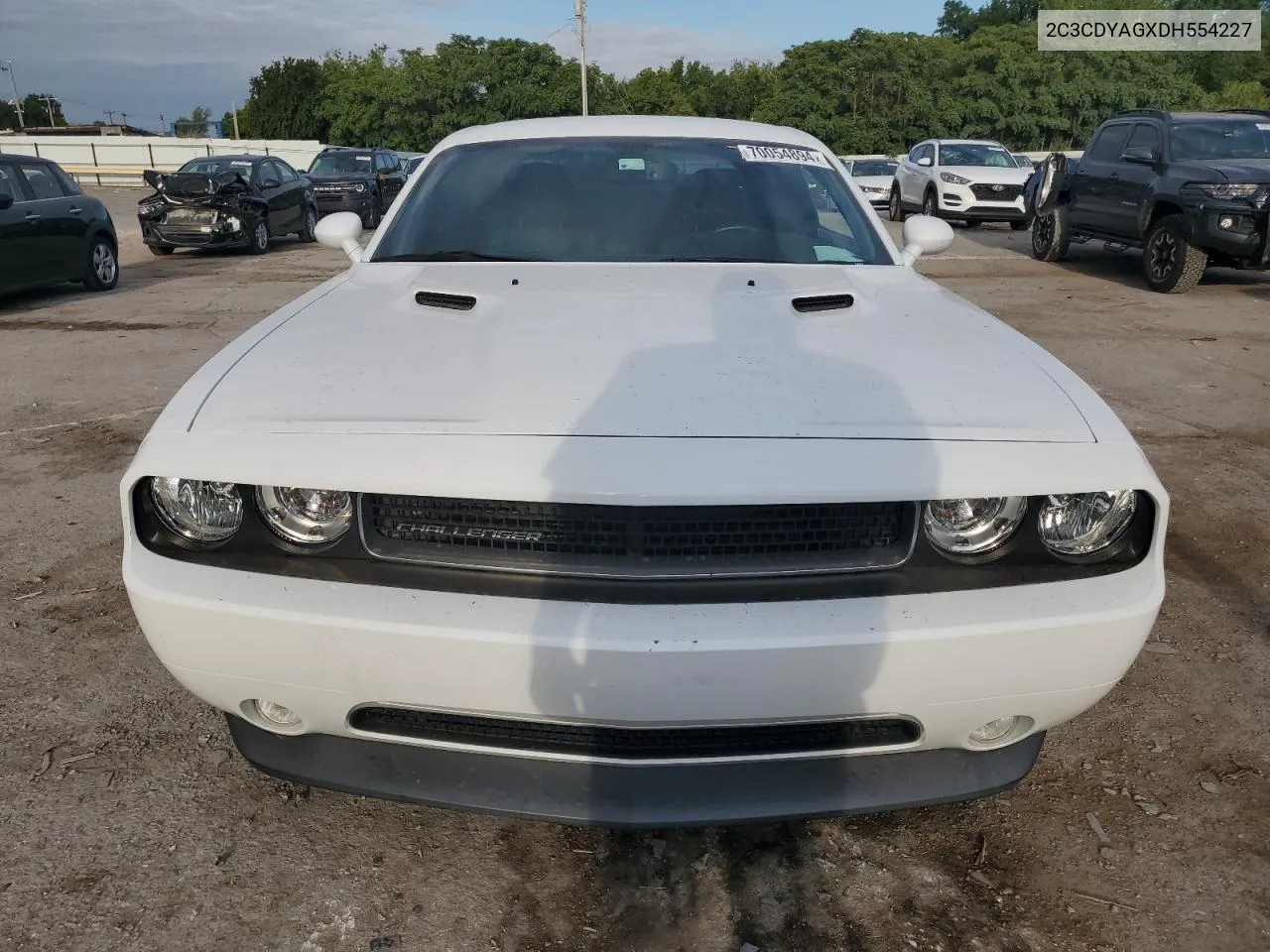 2013 Dodge Challenger Sxt VIN: 2C3CDYAGXDH554227 Lot: 70054894