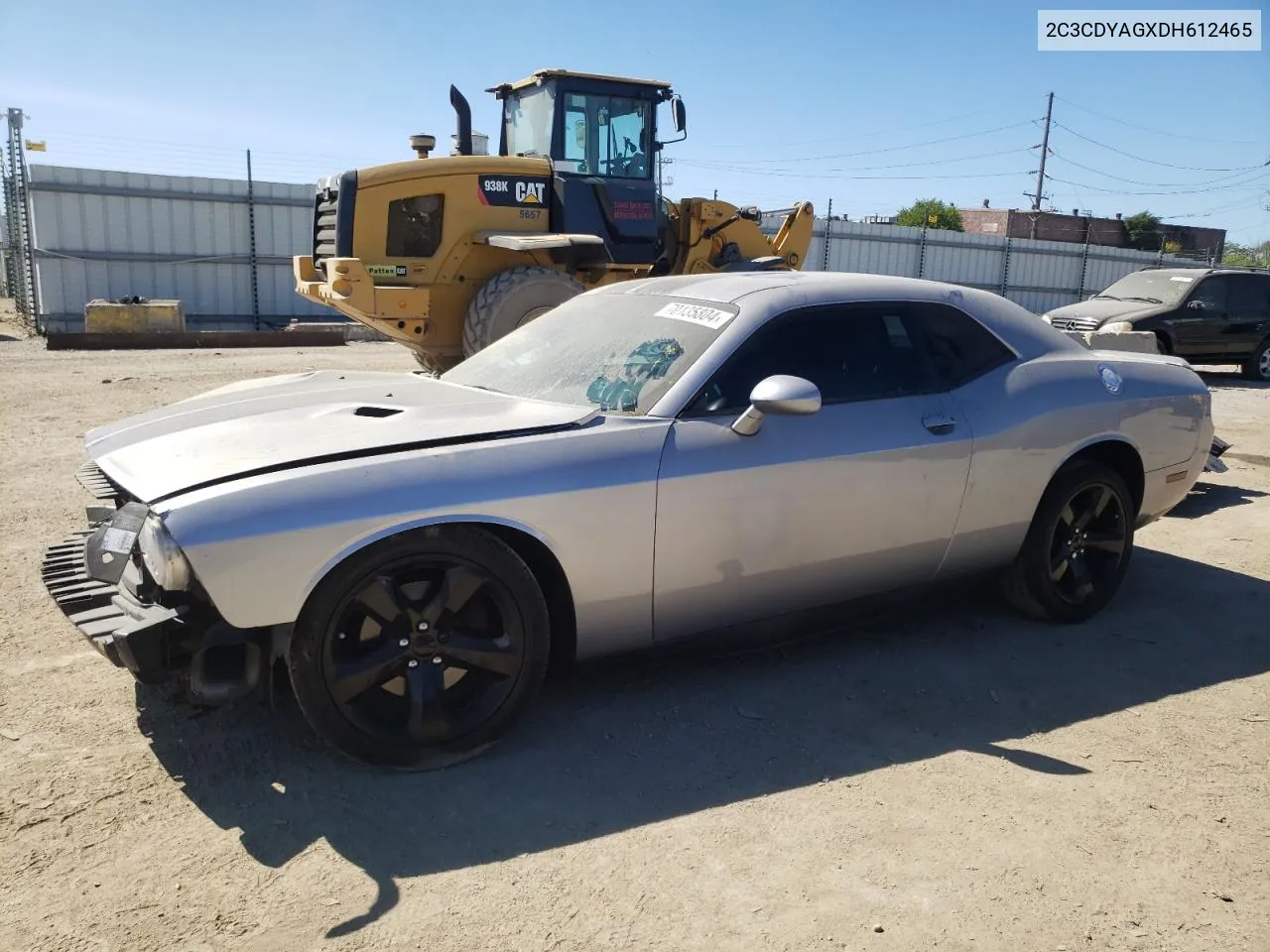 2C3CDYAGXDH612465 2013 Dodge Challenger Sxt