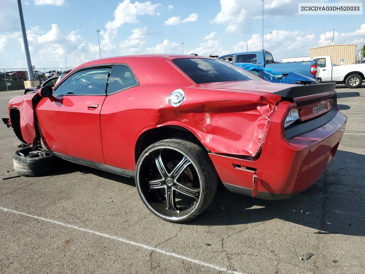 2013 Dodge Challenger Sxt VIN: 2C3CDYAG3DH520033 Lot: 70310604