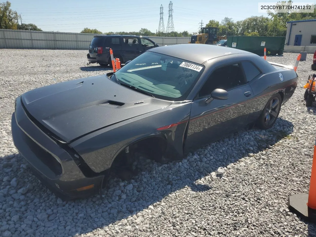 2013 Dodge Challenger R/T VIN: 2C3CDYBT7DH741212 Lot: 70601134