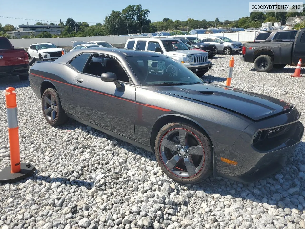 2C3CDYBT7DH741212 2013 Dodge Challenger R/T