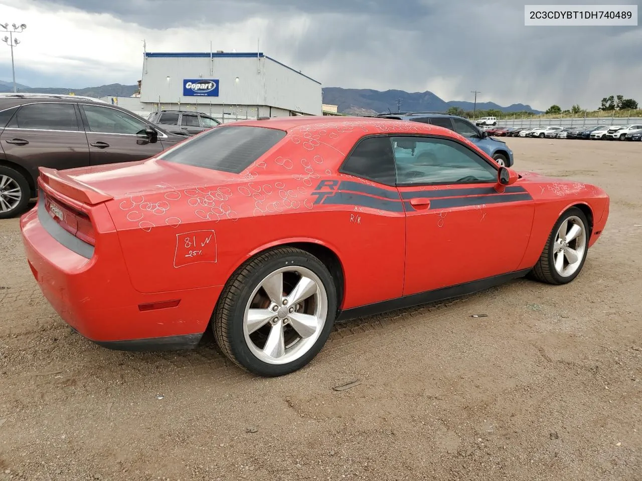 2013 Dodge Challenger R/T VIN: 2C3CDYBT1DH740489 Lot: 71130904