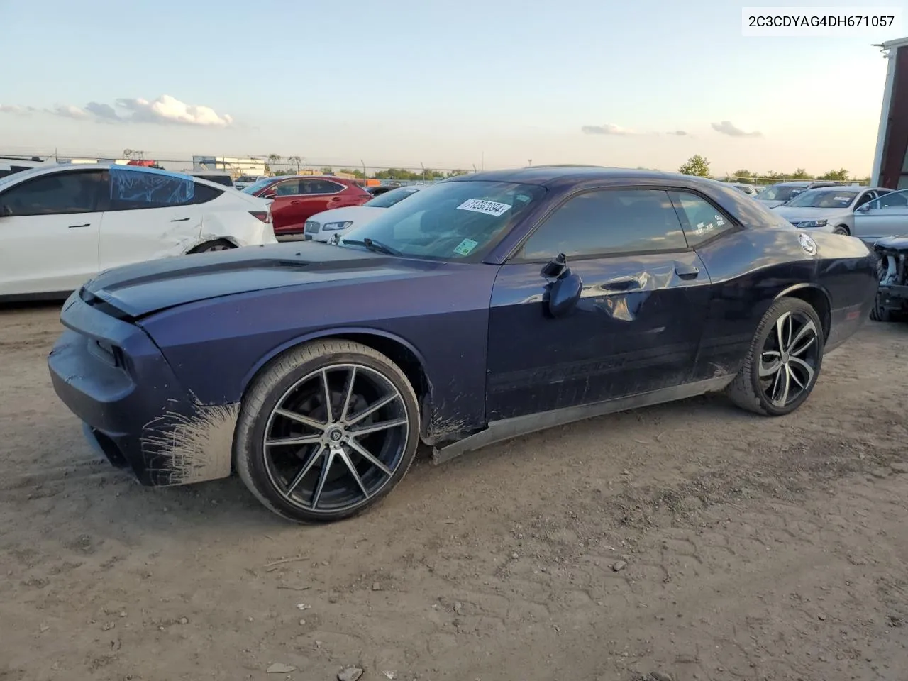 2013 Dodge Challenger Sxt VIN: 2C3CDYAG4DH671057 Lot: 71292094