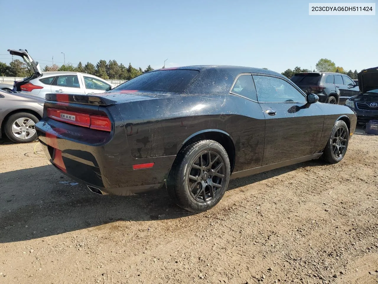 2013 Dodge Challenger Sxt VIN: 2C3CDYAG6DH511424 Lot: 71311754