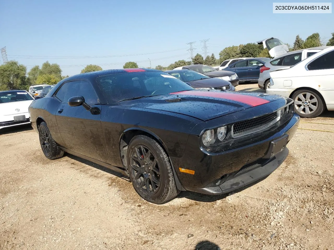 2013 Dodge Challenger Sxt VIN: 2C3CDYAG6DH511424 Lot: 71311754