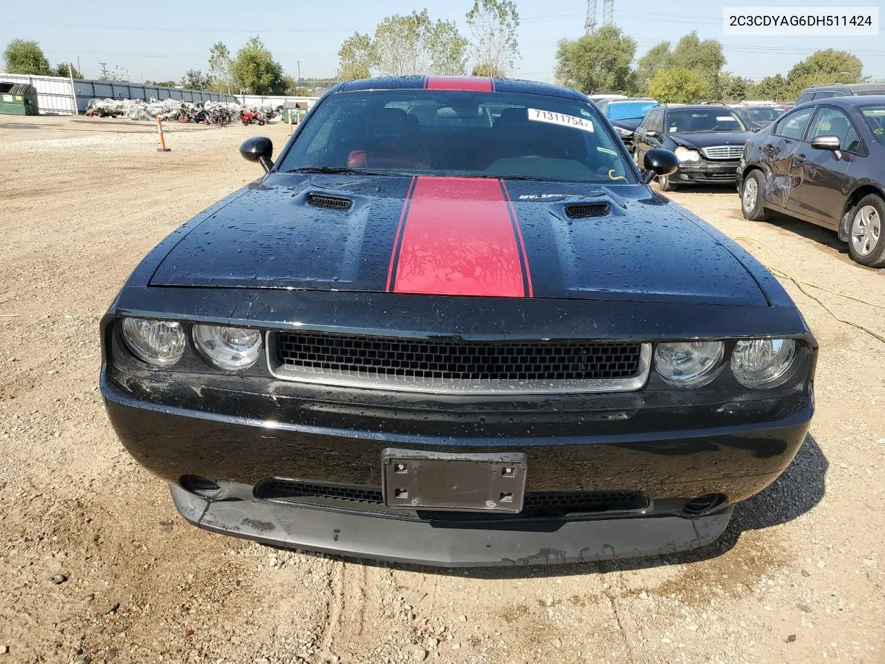 2013 Dodge Challenger Sxt VIN: 2C3CDYAG6DH511424 Lot: 71311754