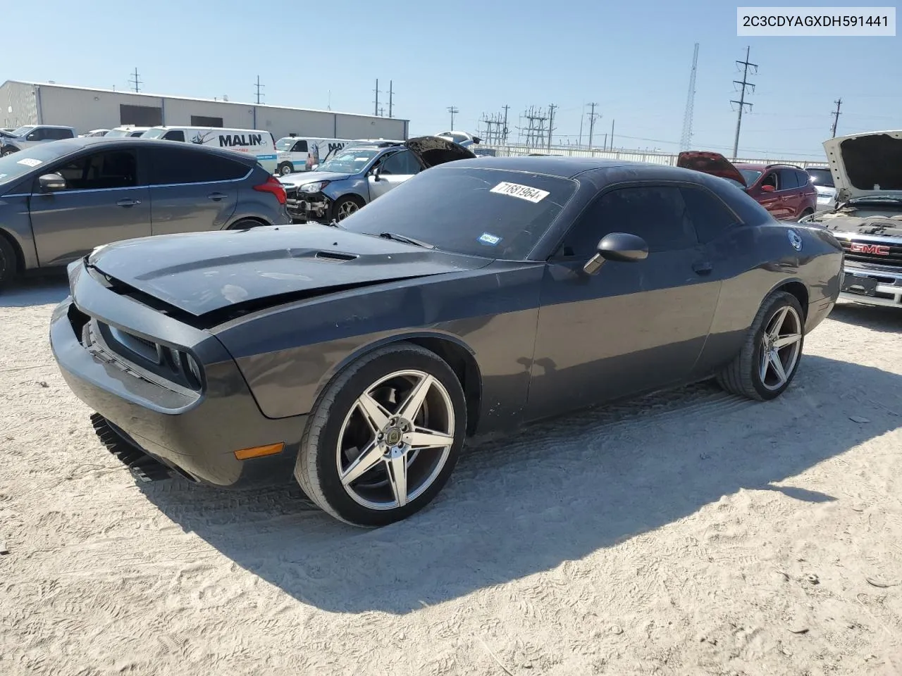 2013 Dodge Challenger Sxt VIN: 2C3CDYAGXDH591441 Lot: 71681964