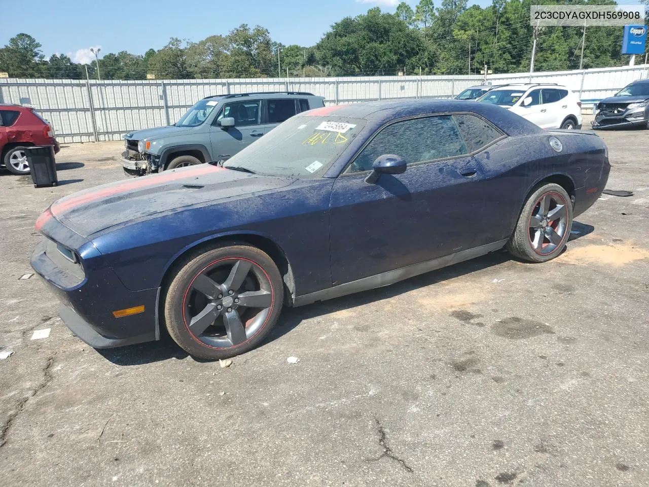 2013 Dodge Challenger Sxt VIN: 2C3CDYAGXDH569908 Lot: 72445864