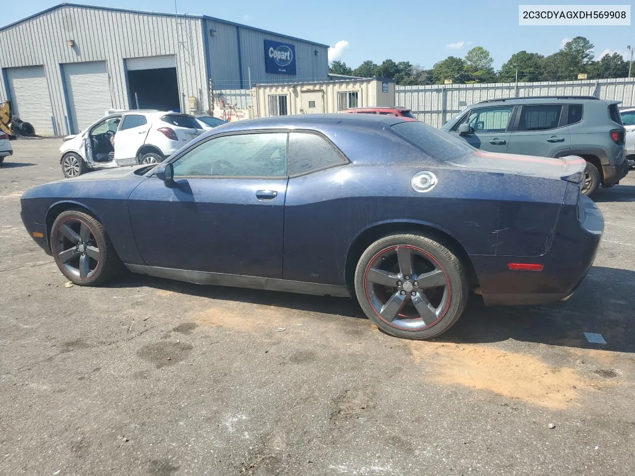 2013 Dodge Challenger Sxt VIN: 2C3CDYAGXDH569908 Lot: 72445864