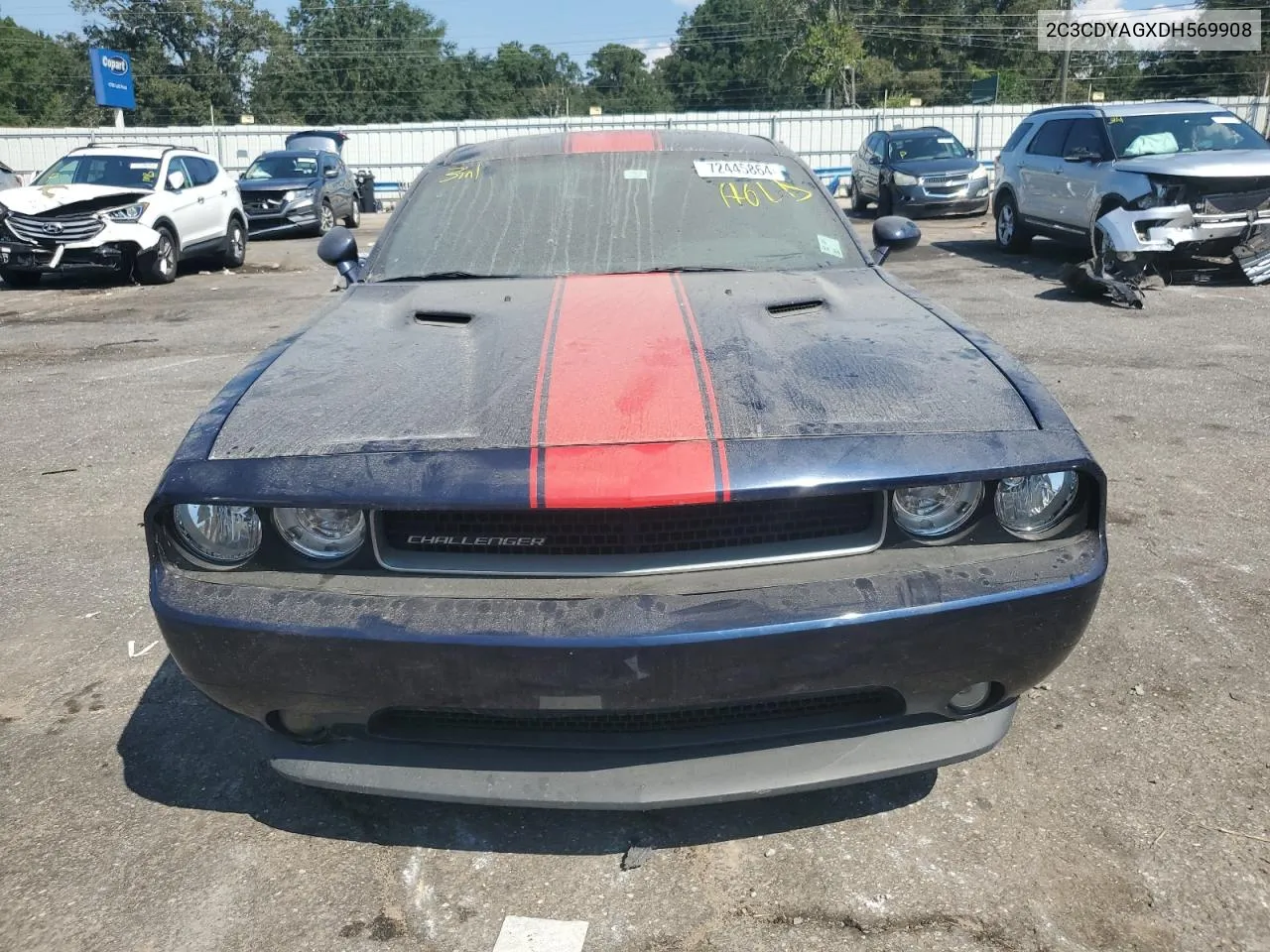 2013 Dodge Challenger Sxt VIN: 2C3CDYAGXDH569908 Lot: 72445864