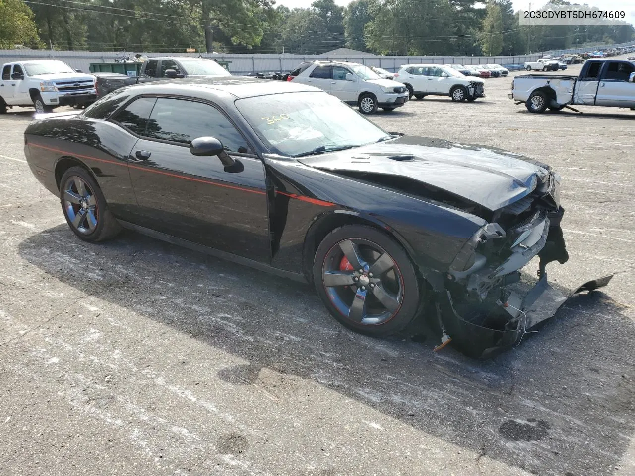 2013 Dodge Challenger R/T VIN: 2C3CDYBT5DH674609 Lot: 72578094