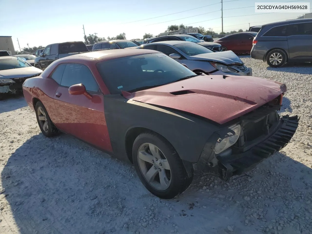 2013 Dodge Challenger Sxt VIN: 2C3CDYAG4DH569628 Lot: 72761454