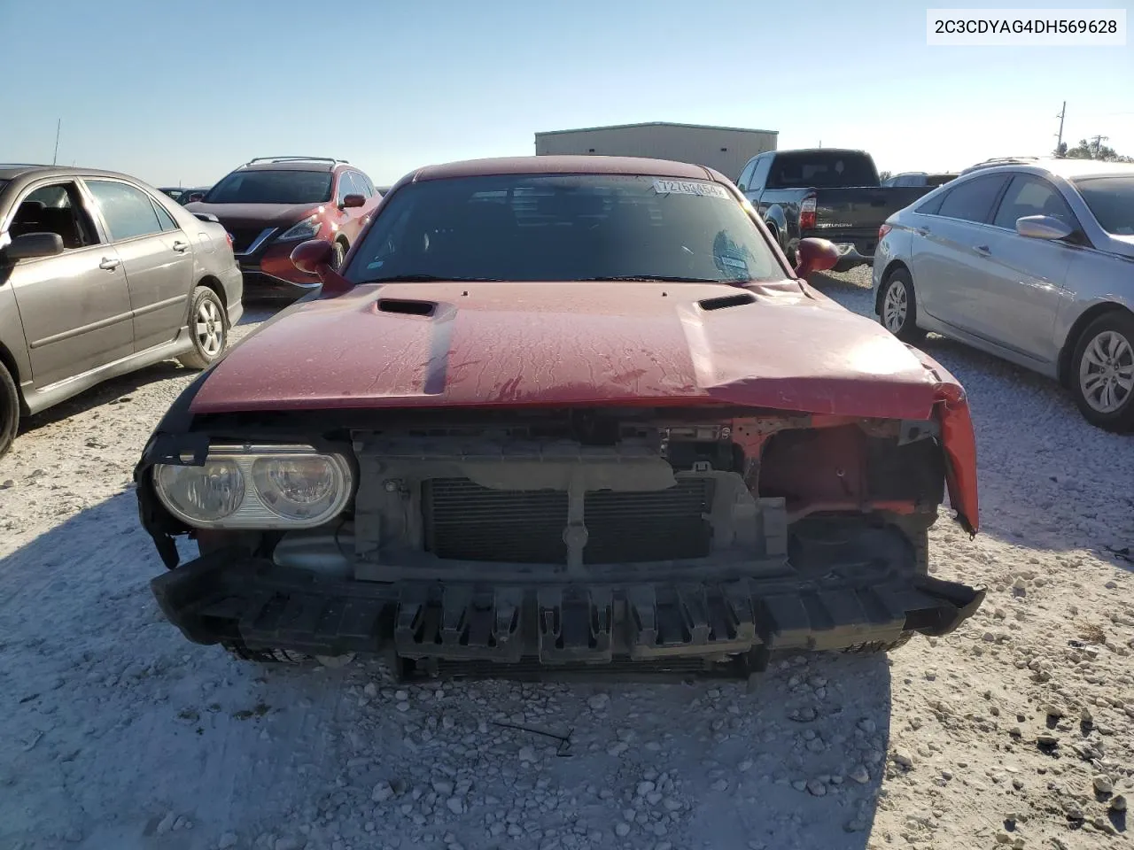 2013 Dodge Challenger Sxt VIN: 2C3CDYAG4DH569628 Lot: 72761454