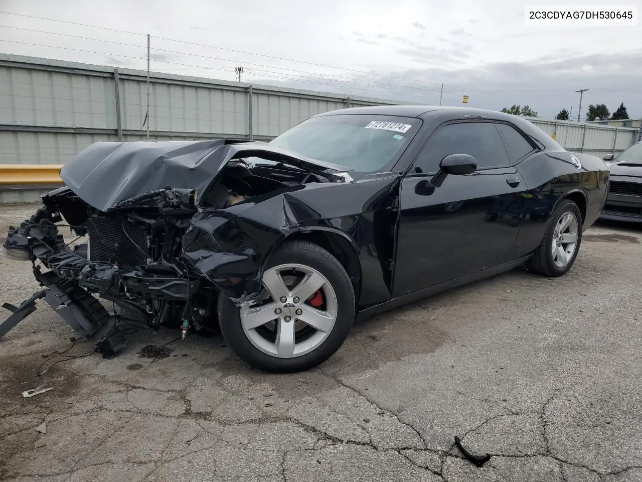 2013 Dodge Challenger Sxt VIN: 2C3CDYAG7DH530645 Lot: 72781274