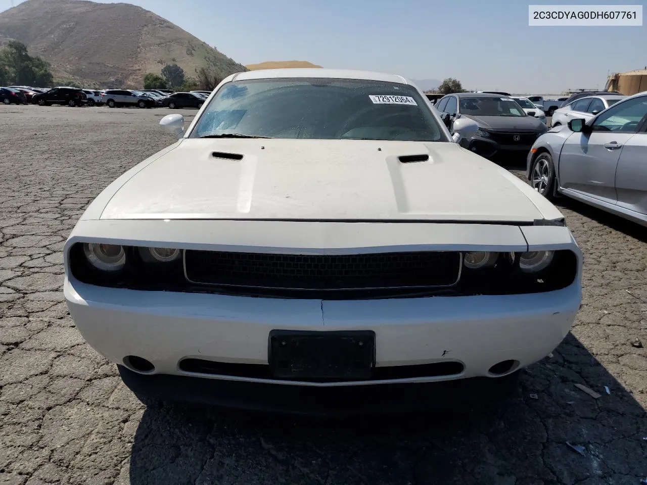 2013 Dodge Challenger Sxt VIN: 2C3CDYAG0DH607761 Lot: 72912064