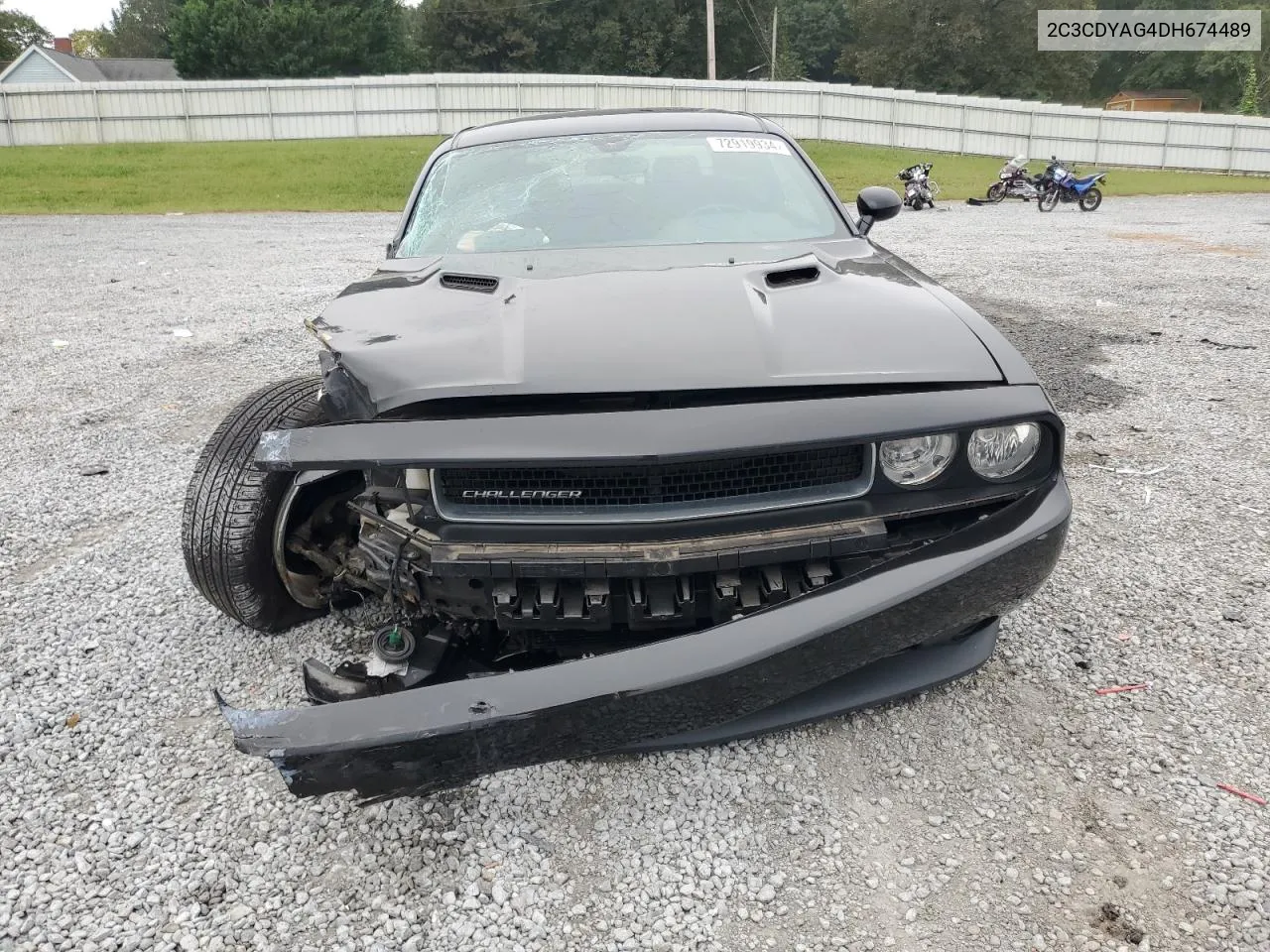 2013 Dodge Challenger Sxt VIN: 2C3CDYAG4DH674489 Lot: 72919934