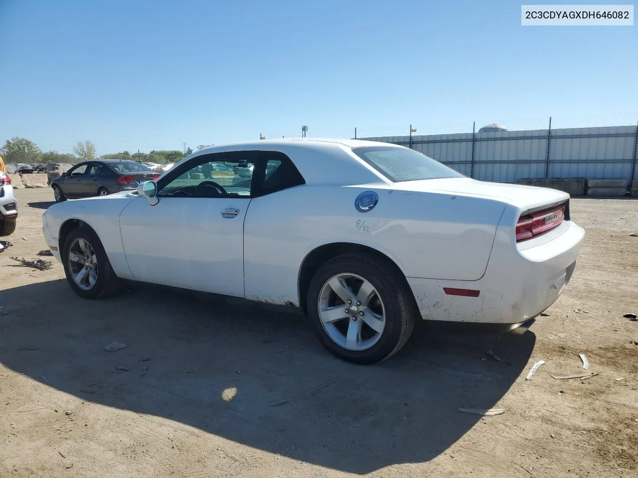 2013 Dodge Challenger Sxt VIN: 2C3CDYAGXDH646082 Lot: 73335194