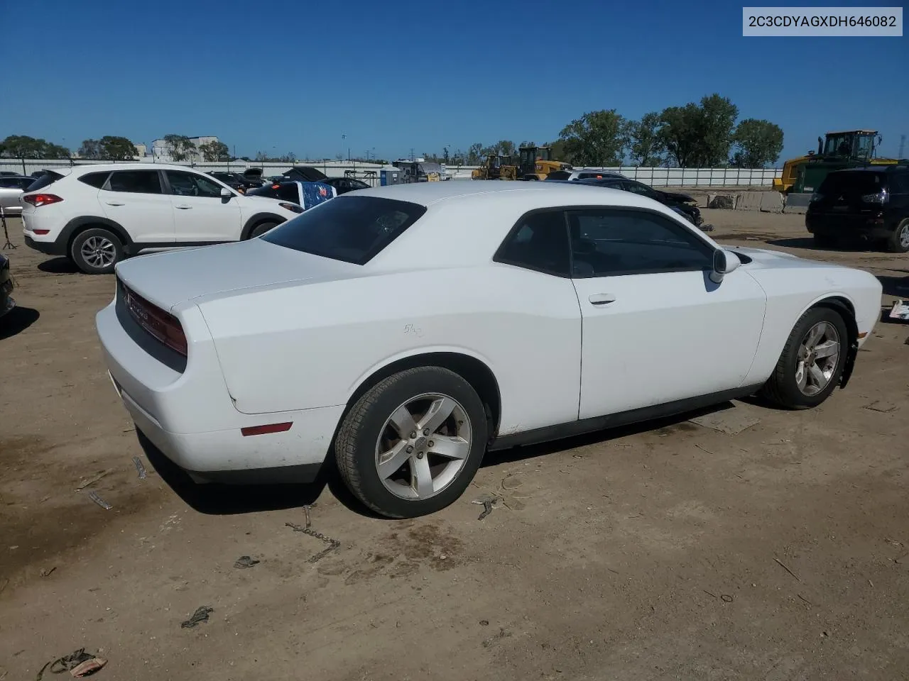 2013 Dodge Challenger Sxt VIN: 2C3CDYAGXDH646082 Lot: 73335194