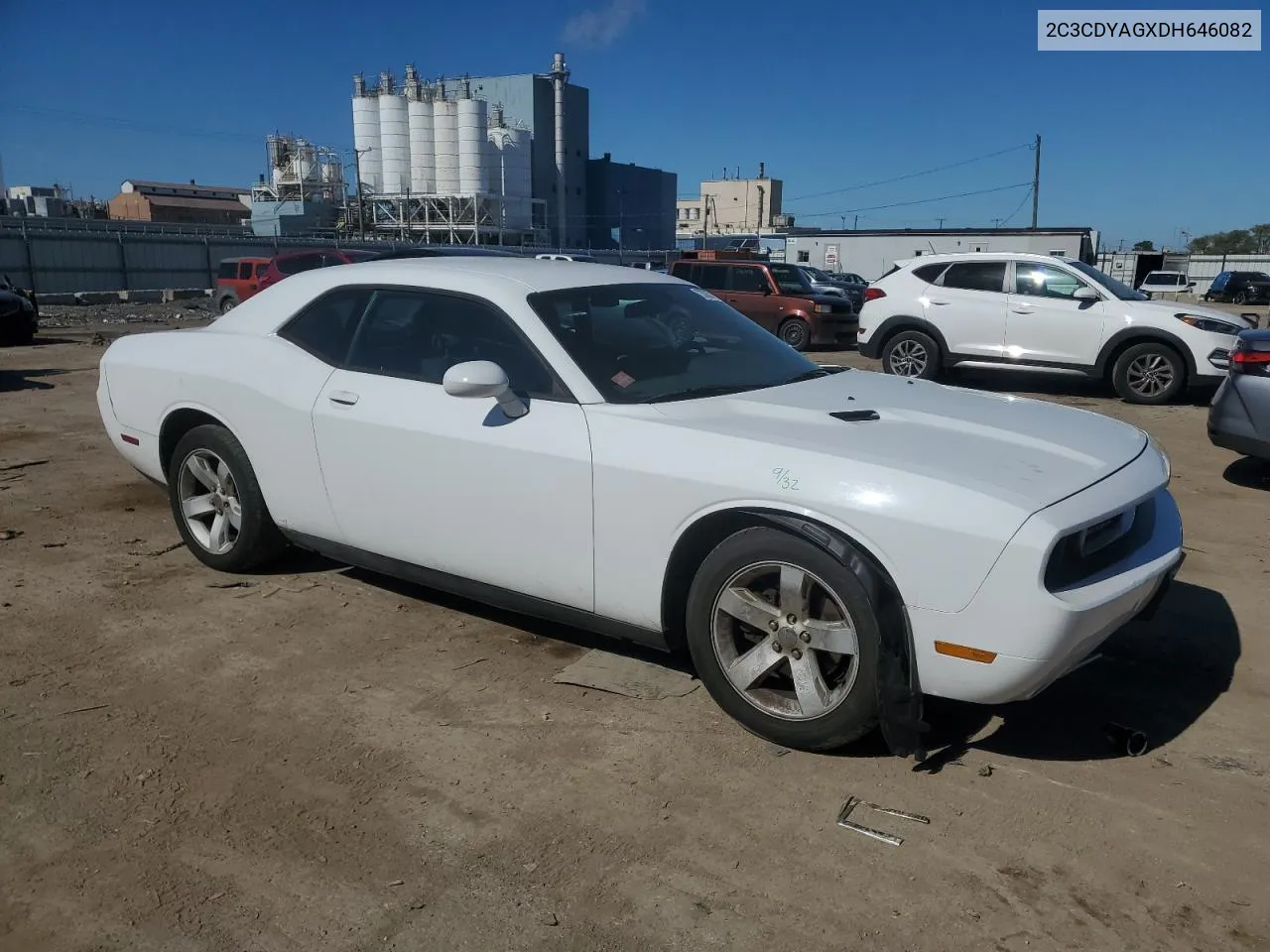 2013 Dodge Challenger Sxt VIN: 2C3CDYAGXDH646082 Lot: 73335194