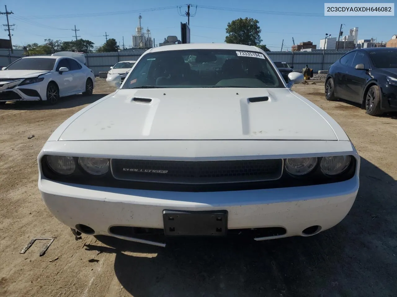 2013 Dodge Challenger Sxt VIN: 2C3CDYAGXDH646082 Lot: 73335194