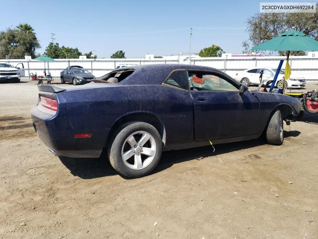 2013 Dodge Challenger Sxt VIN: 2C3CDYAGXDH692284 Lot: 73397214